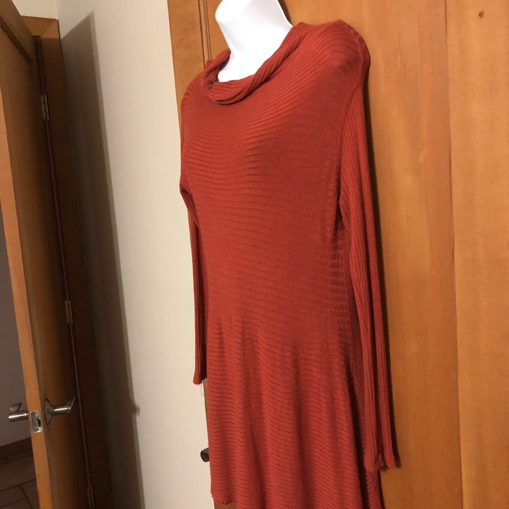Free People Ribbed Split Open Back Top Pullover - Picture 5 of 5